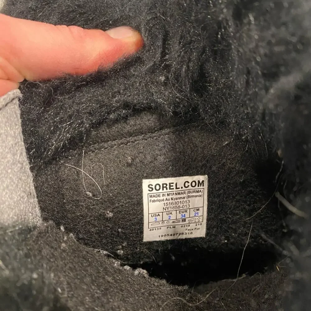 Sorel Youth Joan of Arctic Waterproof Snow Boots - Size 3